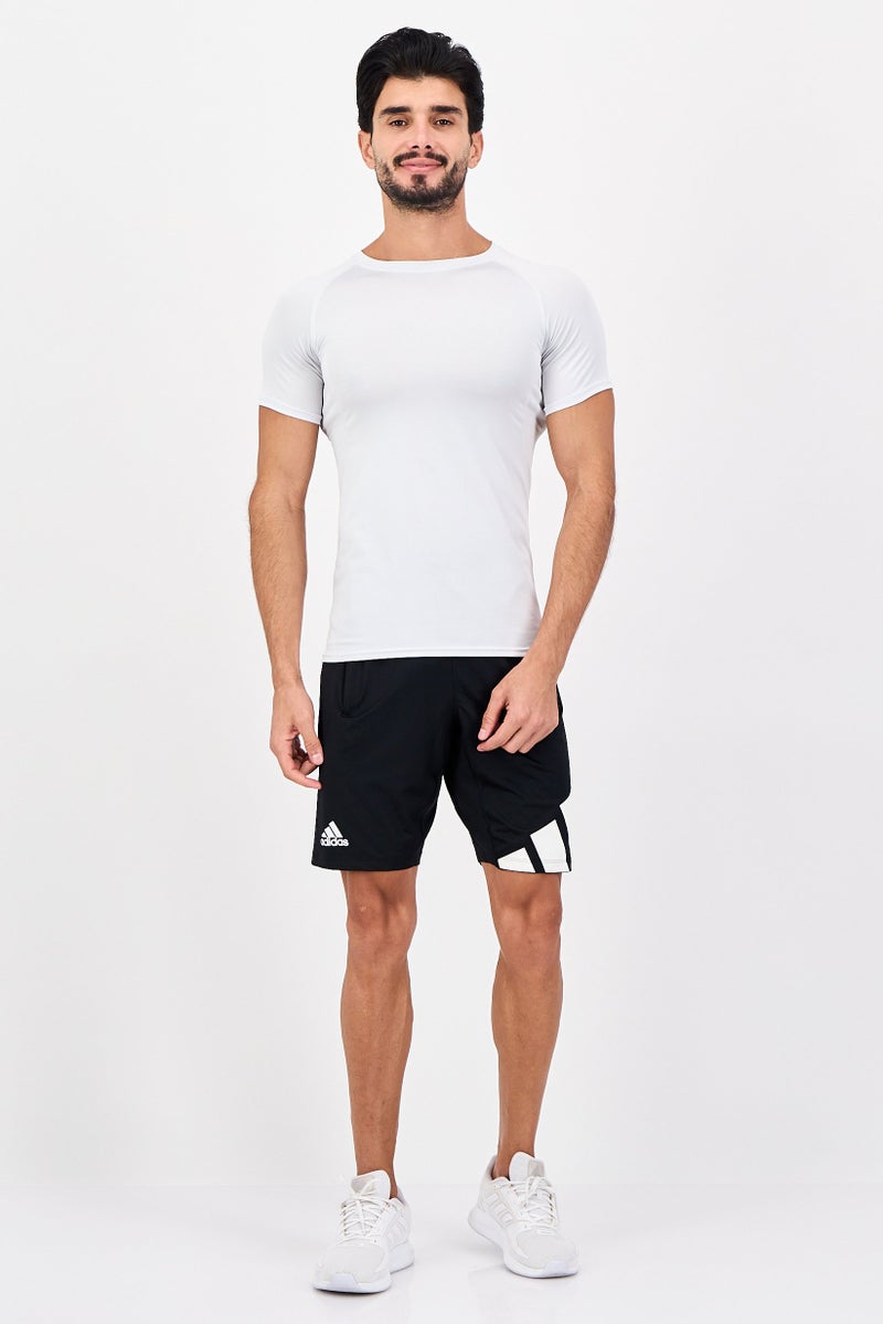 Adidas Men Sportswear Fit Training Shorts, Black - Image 3